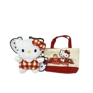 Hello Kitty x Target Plush Key Chain &o Key Chain Pouch Tote Limited Rare Sanrio